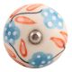 Orange Leaf Flower Ceramic Wine Stopper